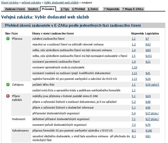 Obrázek 110: Expertní systém záložka Průvodce Záložka Tipy obsahuje řadu vybraných