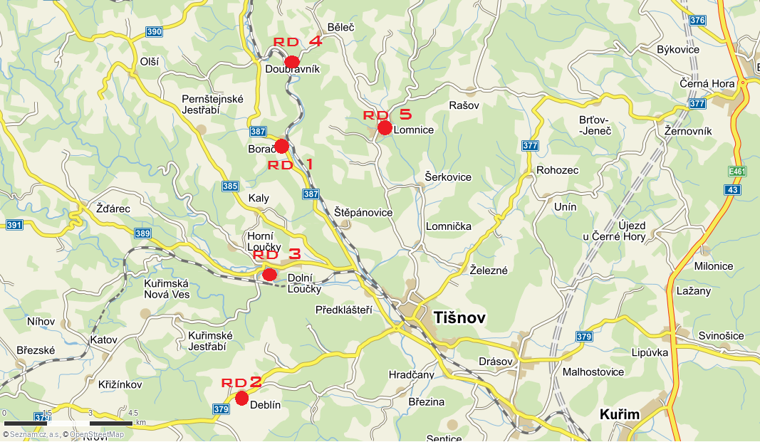 5 INFORMACE O OCEŇOVANÝCH RODINNÝCH DOMECH Všech 5 oceňovaných rodinných domů se nachází v SO ORP Tišnov. Jsou různého stáří. Jejich obestavěné prostory se pohybují v rozmezí od 630 do 2 630 m 3.