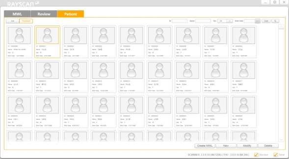 RAYSCAN l Specifikace systému 6.4 