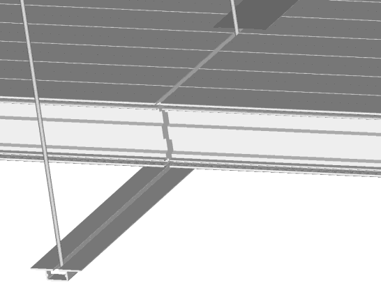 6.2. F16 Zavěšení panelů ve stropu pomocí omega profilu 1. Panel BALEXTHERM-PU-F 2. Profil OMEGA (polyester) PUL 11 3. Matka M10 pozink 4.