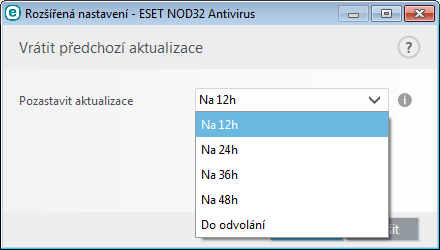 Počítač je připojen k internetu pomocí proxy serveru a nastavení bylo v průběhu instalace programu převzato z Internet Exploreru, ale v průběhu času došlo ke změně nastavení proxy serveru (například