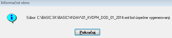 Kontrolný výkaz DPH spustenie dodatočného KV Pri spustení dodatočného kontrolného výkazu je potrebné postupovať rovnako ako pri spustení dodatočného priznania DPH.