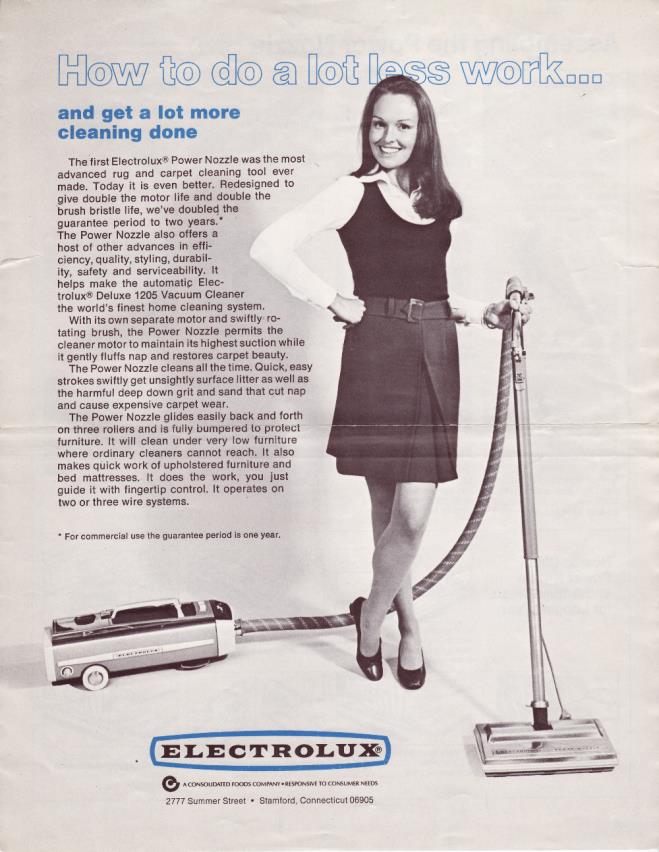 - Electrolux Model 1205, 1968-1974