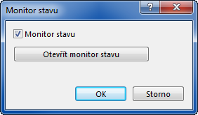 Práce s tiskem Monitor stavu Nástroj Monitor stavu sleduje stav tiskárny a poskytuje průběžně zprávy ojejí činnosti.