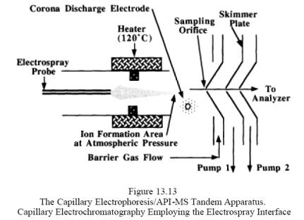 Provedení CE-MS Optimalizované parametry (CE-MS) pufry s těkanými solemi (mravenčan nebo octan amonný) alkalické ph (stabilizovaný EOF), při malém EOF (nižší ph, modifikované kapiláry) pomůže