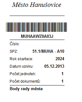 2.3 Předání a převzetí balíků spisovnou Pokud již s balíkem nechci dále pracovat, předám balík spisovně.