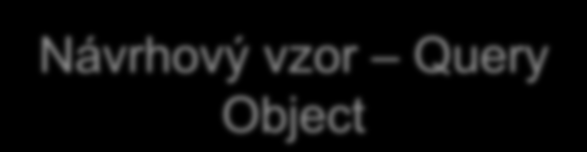 15.3.2013 10 Vyhledávání v DB Návrhový vzor Query Object K prohledávání databáze slouží metoda query Vrací Cursor Prostředek pro procházení výsledky dotazu, čtení řádků a sloupců Po provedení