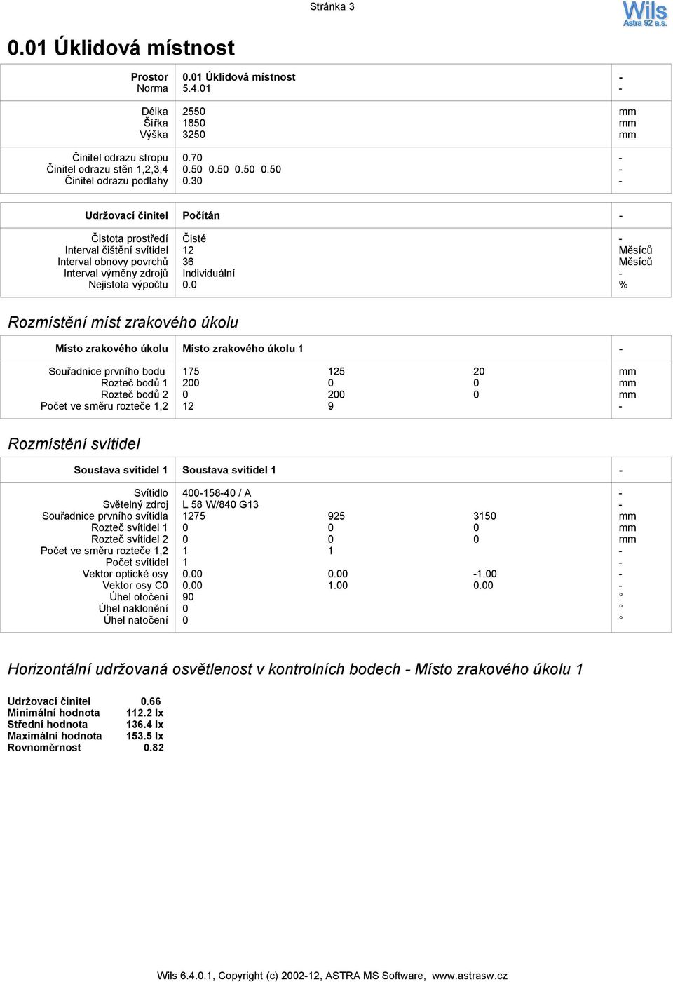 0 % Rozmístění míst zrakového úkolu Místo zrakového úkolu Místo zrakového úkolu 1 Souřadnice prvního bodu Rozteč bodů 1 Rozteč bodů 2 Počet ve směru rozteče 1,2 175 125 20 0 0 0 0 12 9 Rozmístění