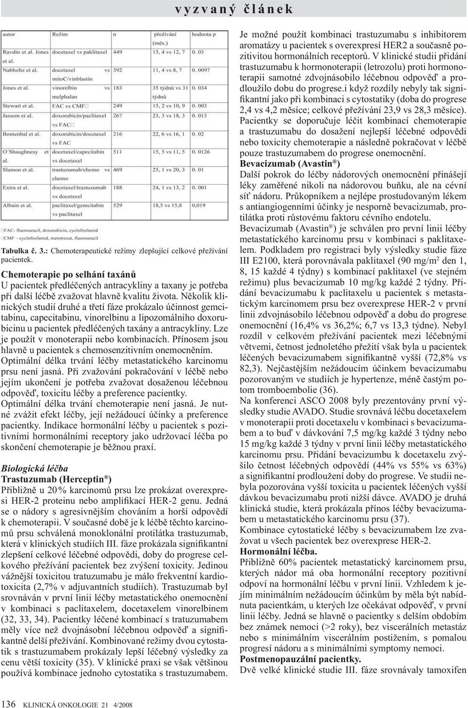 N kolik klinických studií druhé a t etí fáze prokázalo ú innost gemcitabinu, capecitabinu, vinorelbinu a lipozomálniho doxorubicinu u pacientek p edlé ených taxány a antracykliny.