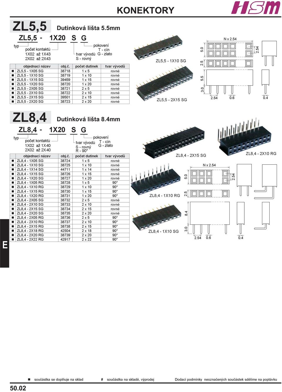 n ZL5,5-2X10 SG 38722 2 x 10 rovné n ZL5,5-2X15 SG 39501 2 x 15 rovné n ZL5,5-2X20 SG 38723 2 x 20 rovné ZL5,5-1X10 SG ZL5,5-2X15 SG ZL8,4 Dutinková lišta 8.4mm objednací název obj.è.