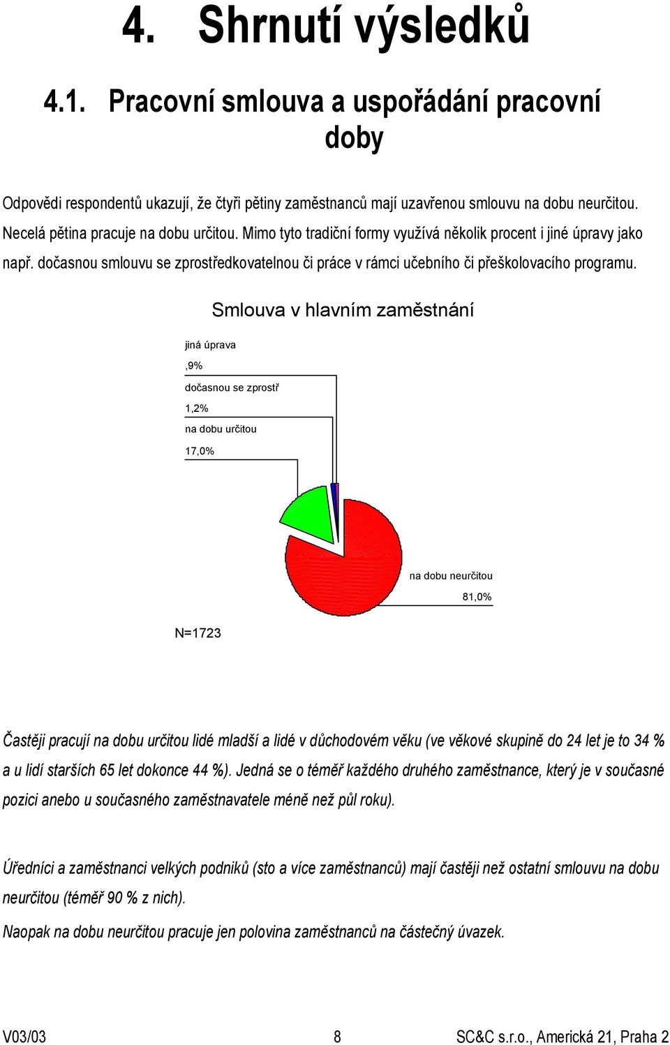 dočasnou smlouvu se zprostředkovatelnou či práce v rámci učebního či přeškolovacího programu.