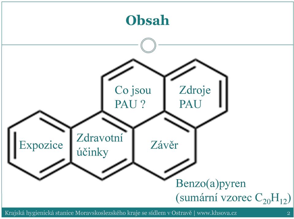 Zdravotní účinky Závěr