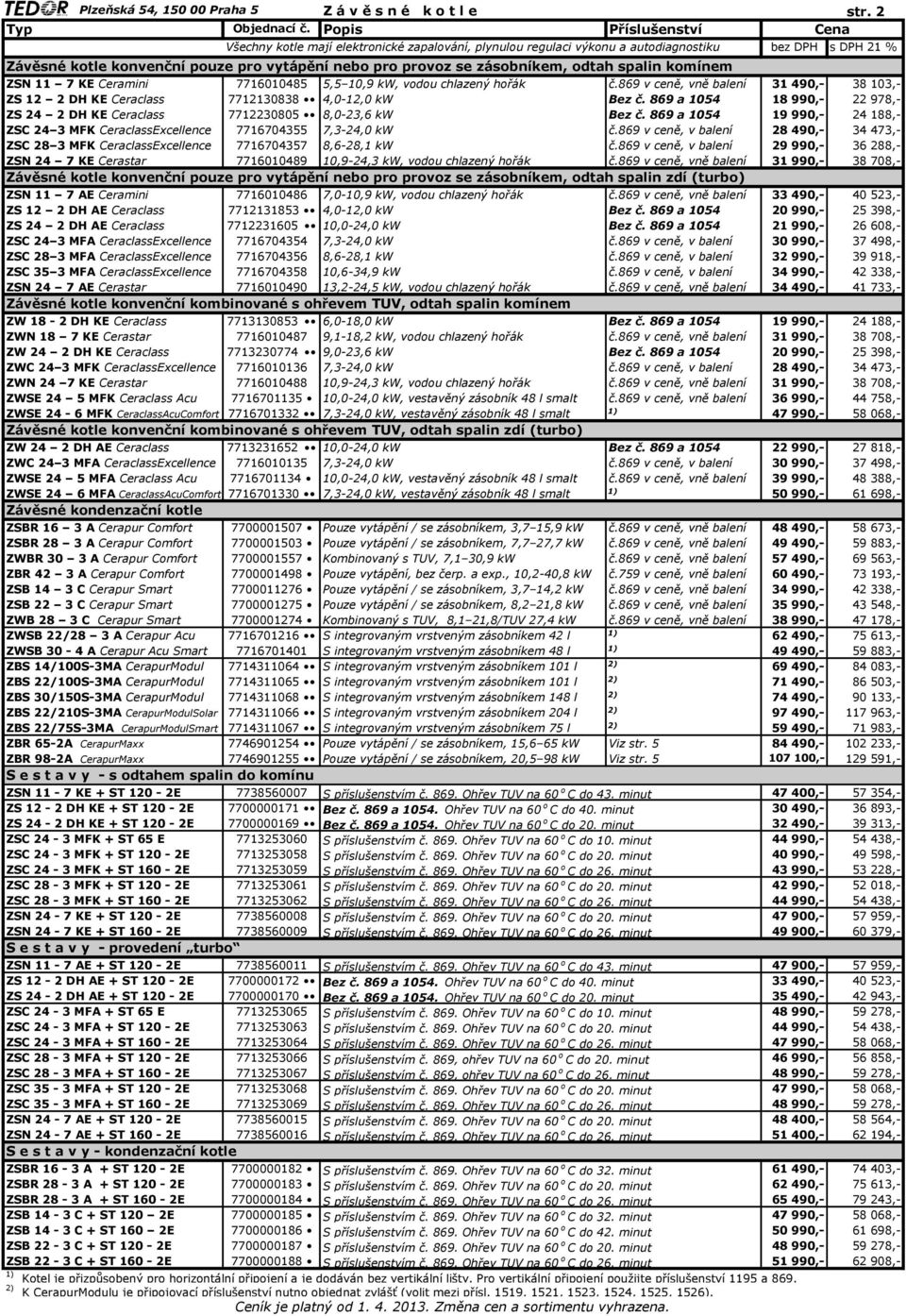 komínem ZSN 11 7 KE Ceramini 7716010485 5,5 10,9 kw, vodou chlazený hořák č.869 v ceně, vně balení 31 490,- 38 103,- ZS 12 2 DH KE Ceraclass 7712130838 4,0-12,0 kw Bez č.