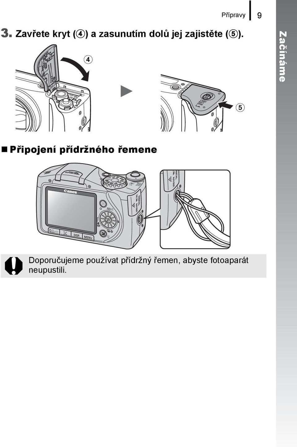 zajistěte (e).