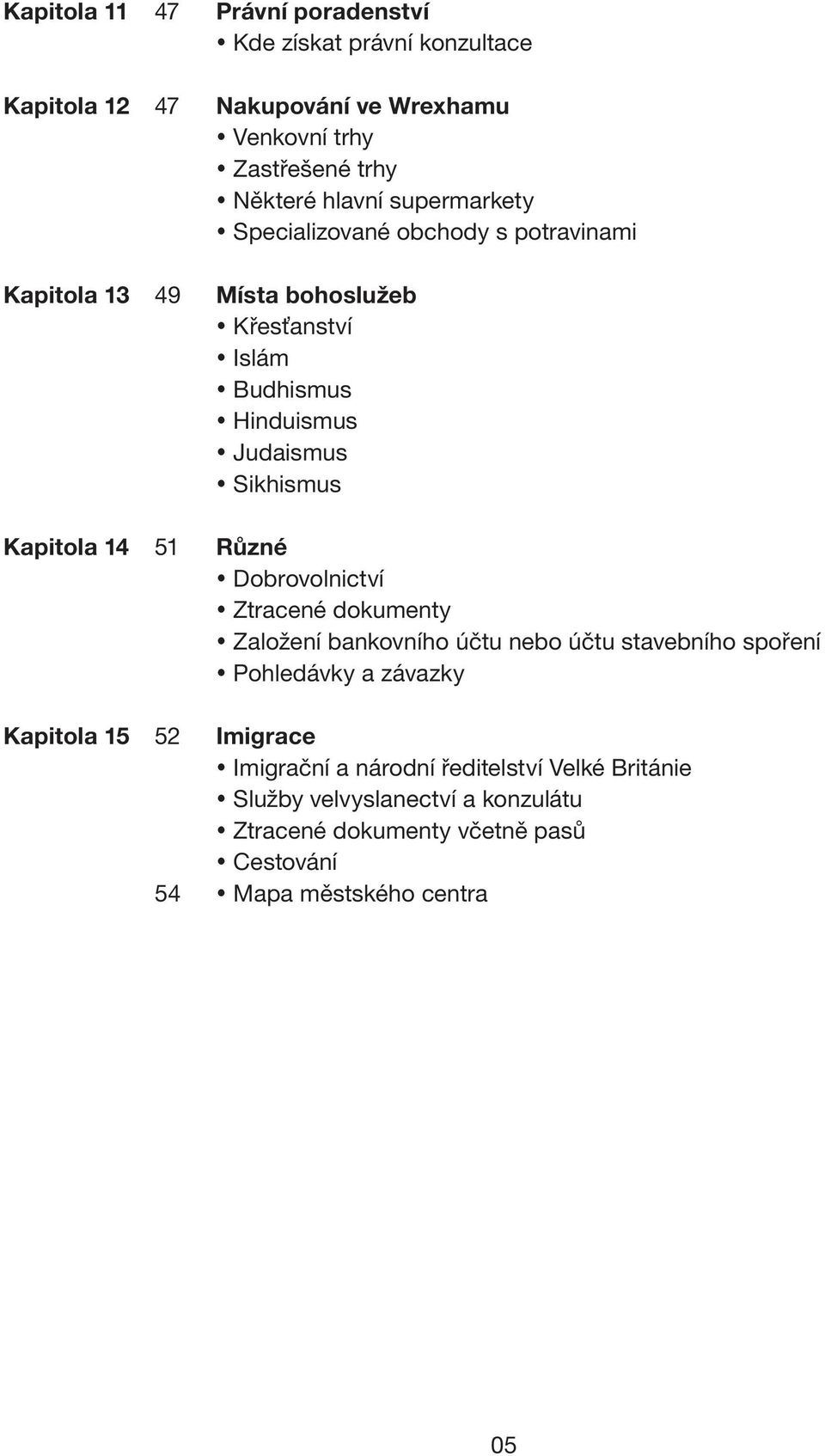 Budhismus Hinduismus Judaismus Sikhismus Různé Dobrovolnictví Ztracené dokumenty Založení bankovního účtu nebo účtu stavebního spoření Pohledávky a