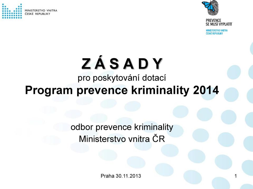 odbor prevence kriminality