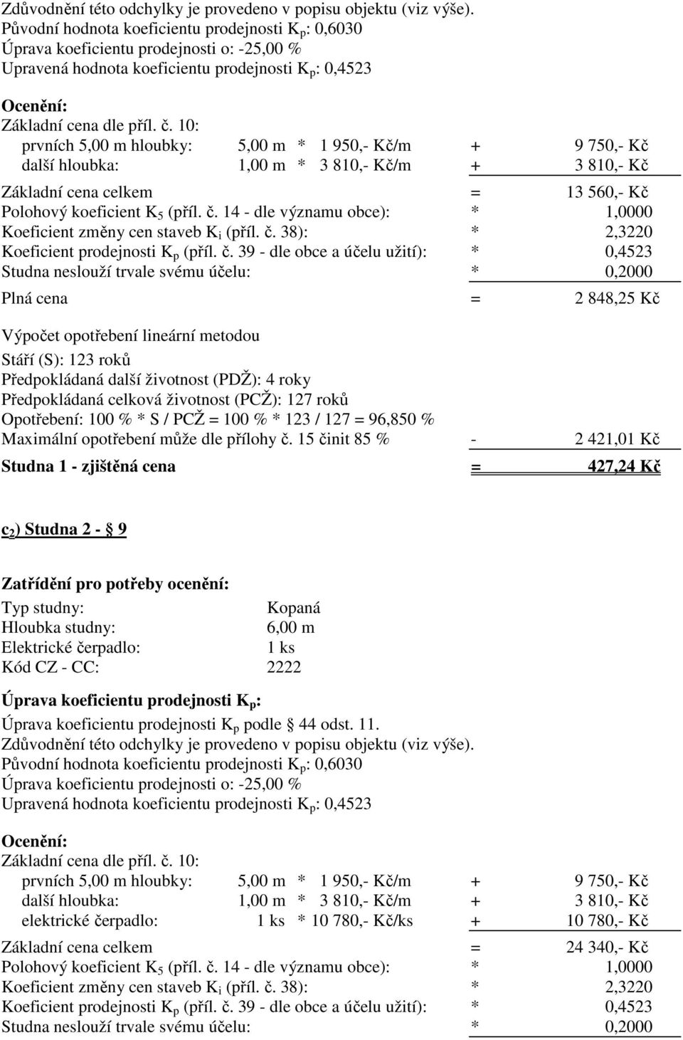 38): * 2,3220 Koeficient prodejnosti K p (příl. č.