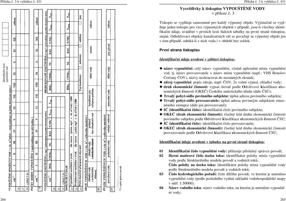 Odlehčovací objekty kanalizačních sítí se považují za výpustný objekt jen v tom případě, odtéká-li z nich voda i v období bez srážek.