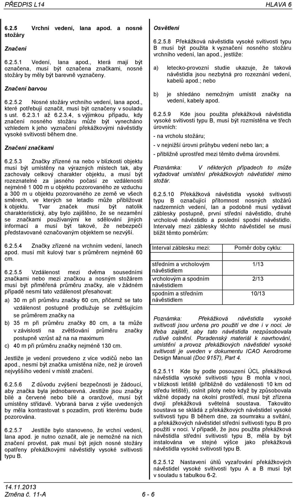 , které potřebují označit, musí být označeny v souladu s ust. 6.2.3.