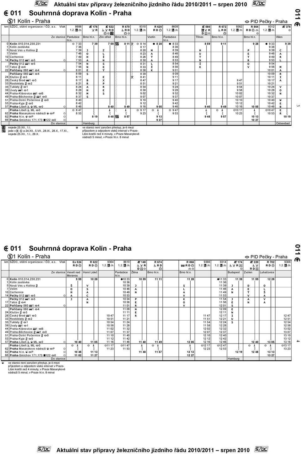 Vlak 8606 H 176 I 522 a x ## R 670 9310 R 620 8608 I 580 x R 672 9362 R 864 c Ze stanice Brno Zlín střed Brno Vsetín Třinec Brno Brno Wien 0 olín 010,014,230,231 7 33 7 39 7 59 $* 8 11 W 8 14 0 8 28