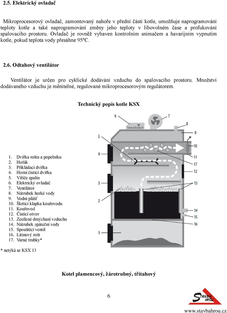 Odtahový ventilátor Ventilátor je určen pro cyklické dodávání vzduchu do spalovacího prostoru. Mnoţství dodávaného vzduchu je měnitelné, regulované mikroprocesorovým regulátorem.