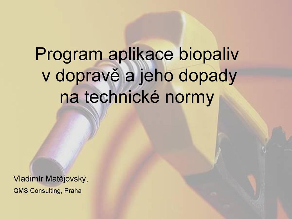 technické normy Vladimír