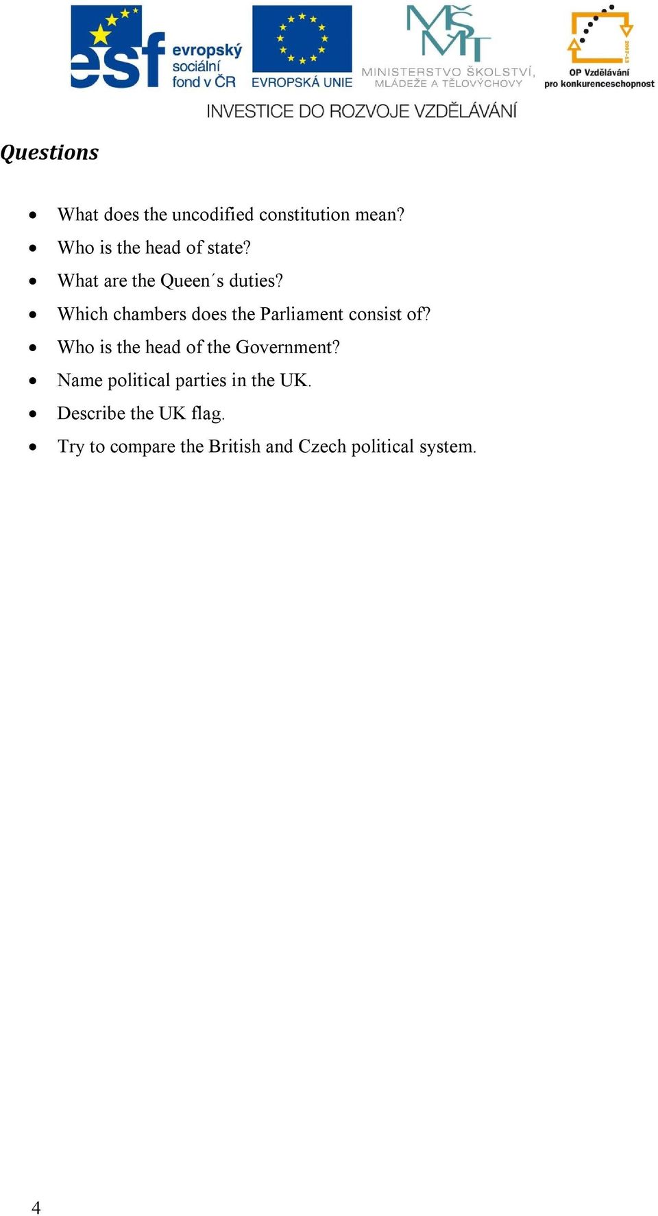 Which chambers does the Parliament consist of?