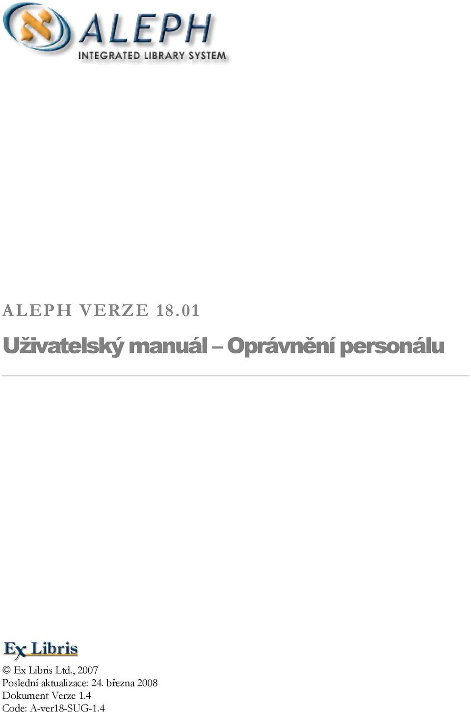 Oprávnění personálu Ex Libris