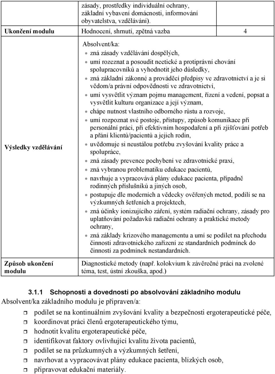 spolupracovník a vyhodnotit jeho dsledky, zná základní zákonné a provádcí pedpisy ve zdravotnictví a je si vdom/a právní odpovdnosti ve zdravotnictví, umí vysvtlit význam pojmu management, ízení a