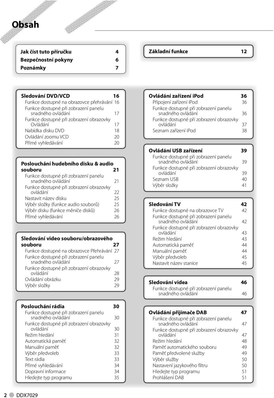 snadného ovládání Funkce dostupné při zobrazení obrazovky ovládání Nastavit název disku 5 Výběr složky (funkce audio souborů) 5 Výběr disku (funkce měniče disků) 6 Přímé vyhledávání 6 Sledování video