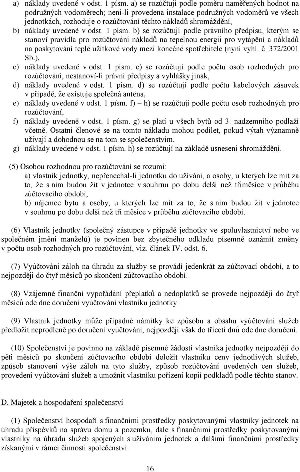 náklady uvedené v odst. 1 písm.