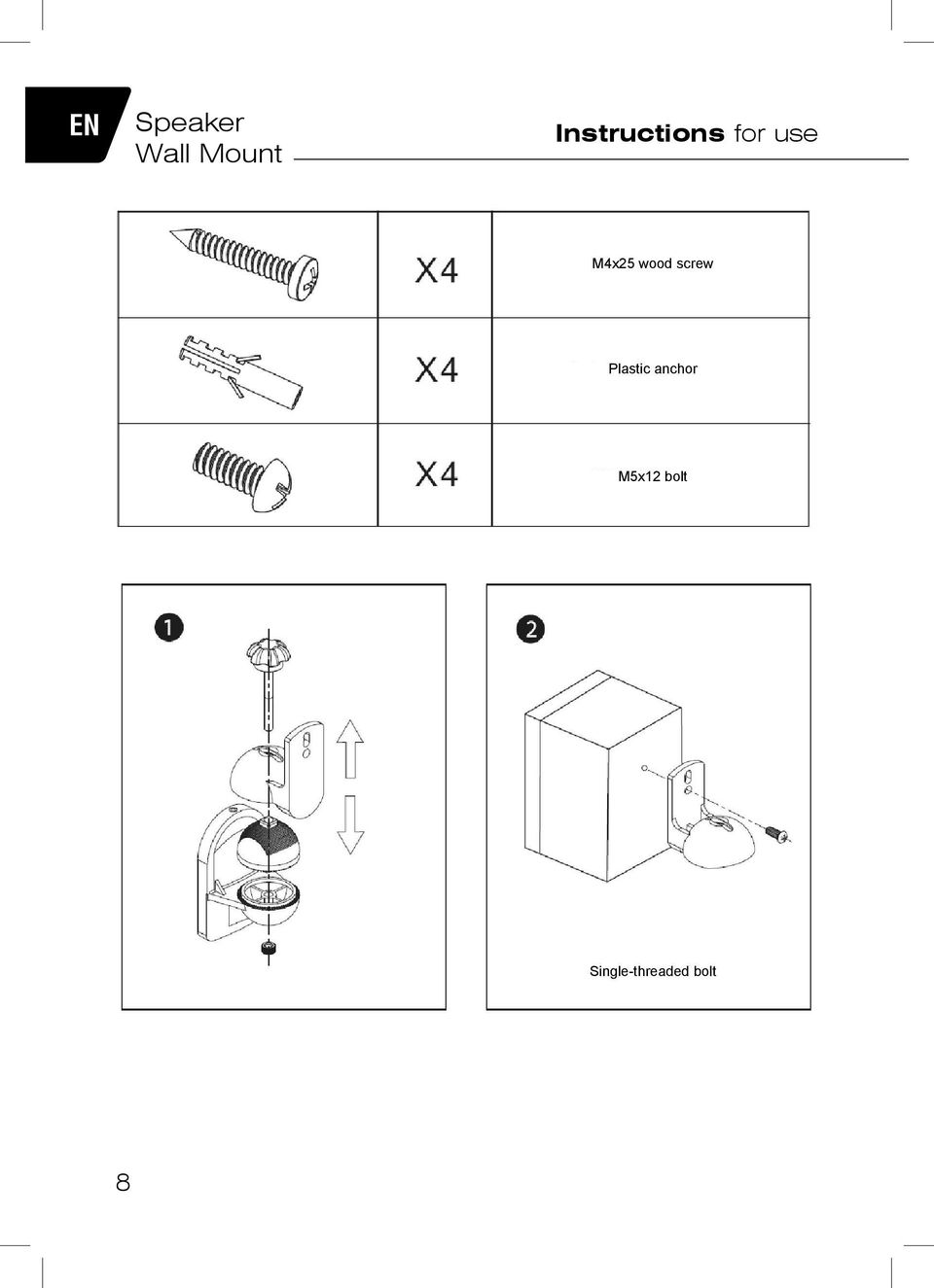 wood screw Plastic anchor