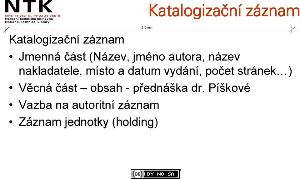 vydání, počet stránek ) Věcná část obsah - přednáška dr.