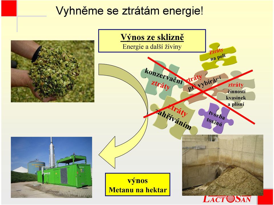 poli konzervační ztráty ztráty při vybírání ztráty