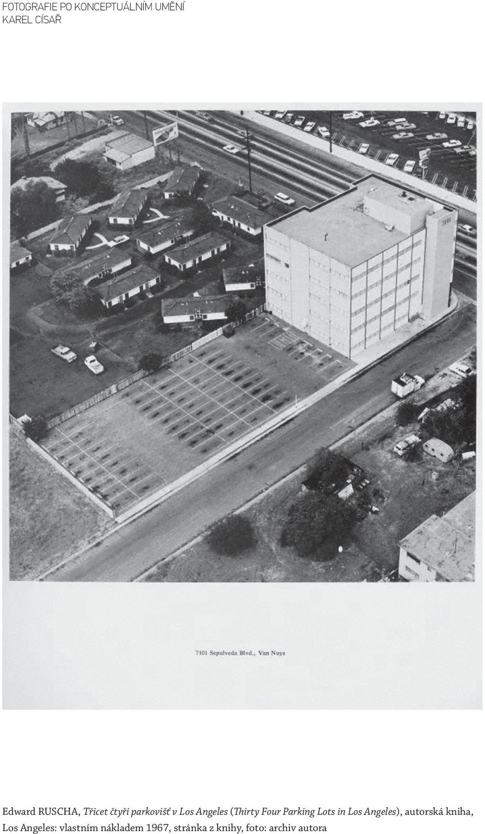 Parking Lots in Los Angeles), autorská kniha, Los