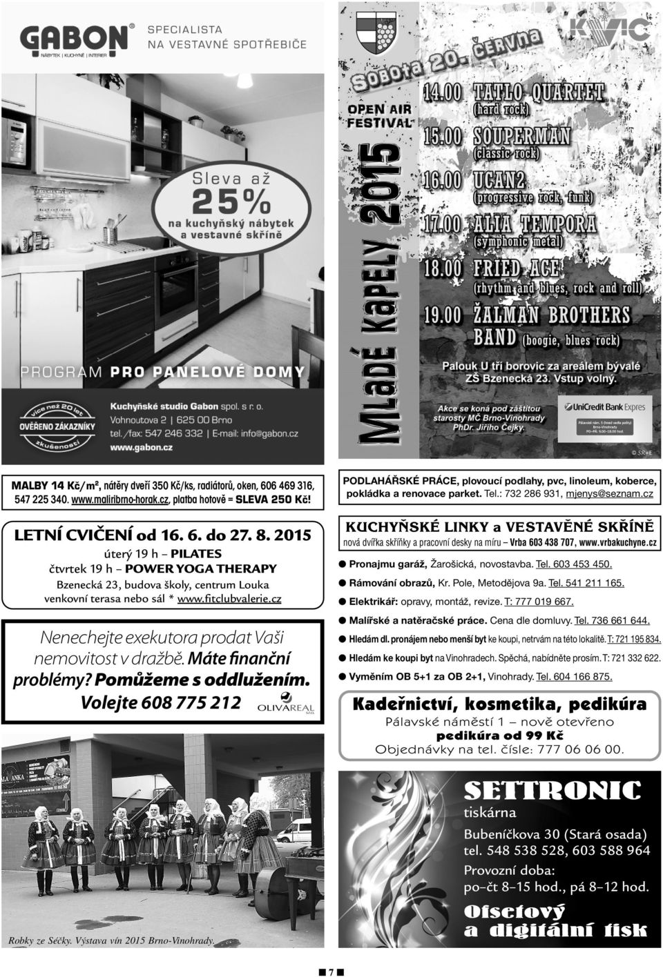 Máte finanční problémy? Pomůžeme s oddlužením. Volejte 608 775 212 Robky ze SÈËky. V stava vìn 2015 Brno-Vinohrady.