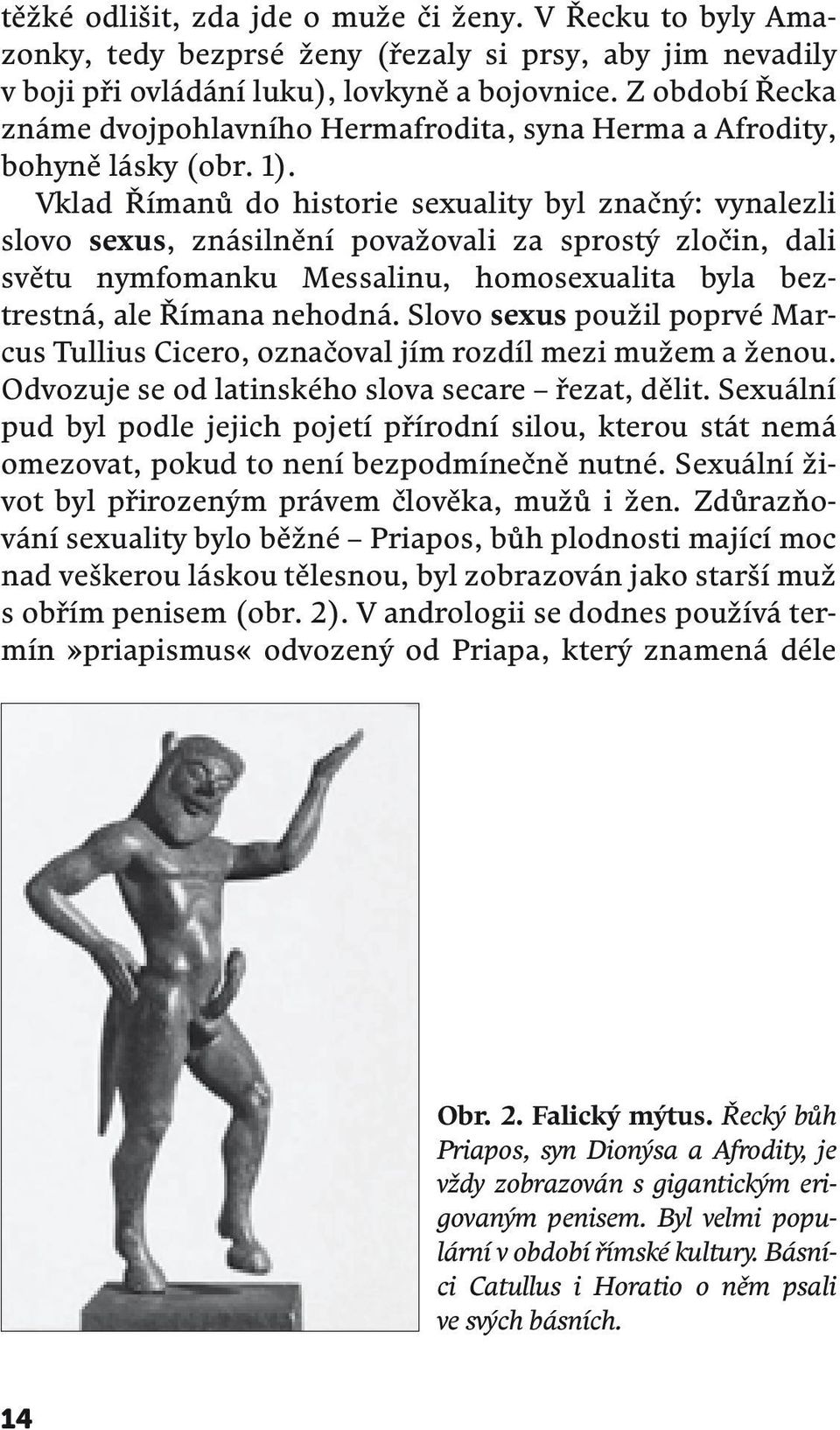 Vklad Římanů do historie sexuality byl značný: vynalezli slovo sexus, znásilnění považovali za sprostý zločin, dali světu nymfomanku Messalinu, homosexualita byla beztrestná, ale Římana nehodná.