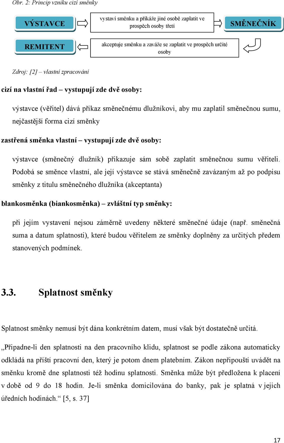 směnka vlastní vystupují zde dvě osoby: výstavce (směnečný dluţník) přikazuje sám sobě zaplatit směnečnou sumu věřiteli.