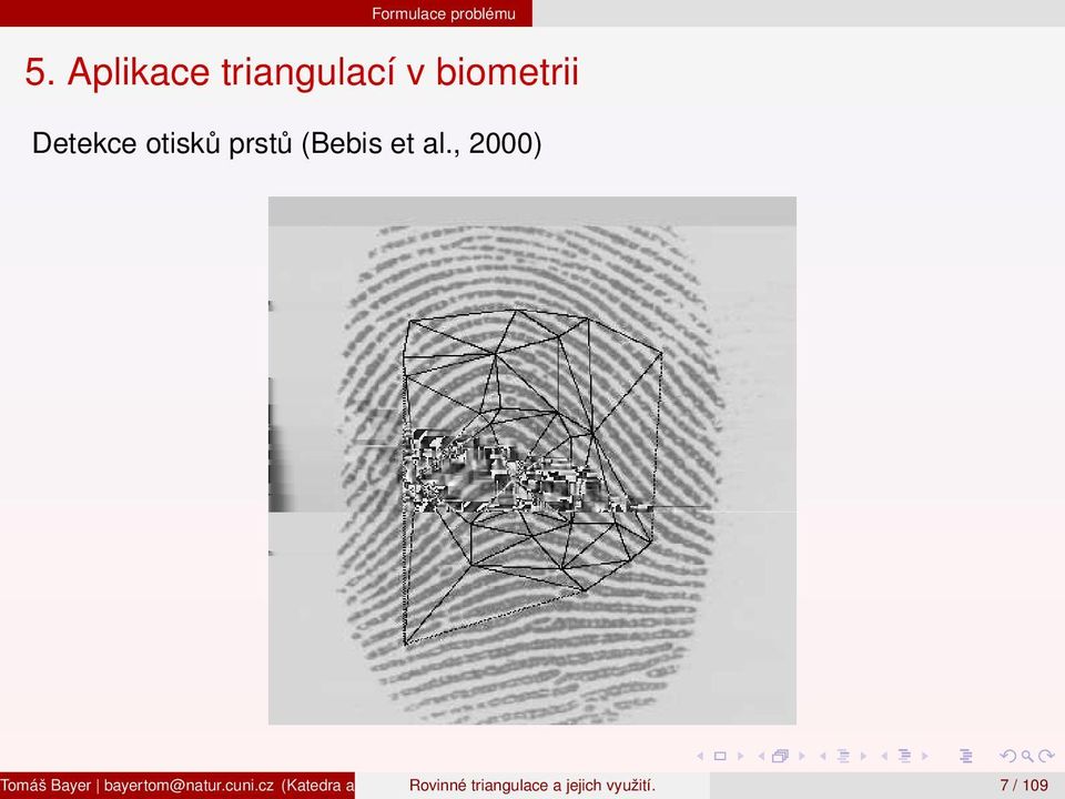 biometrii Detekce otisků