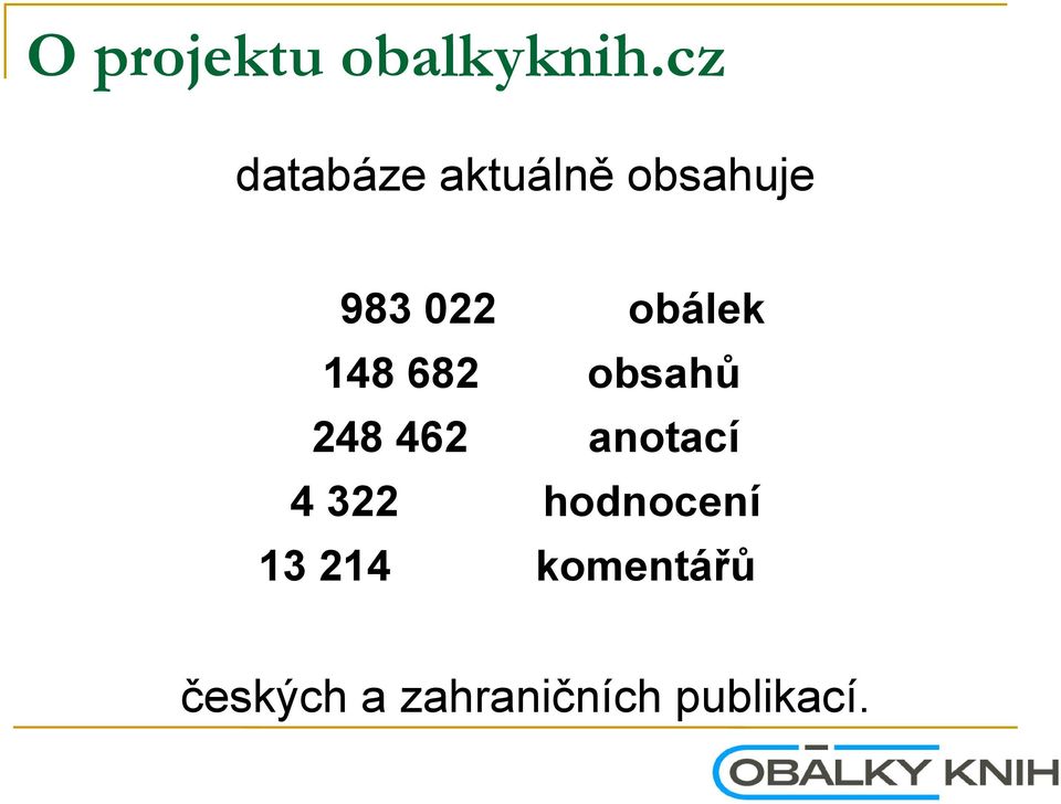 obálek 148 682 obsahů 248 462 anotací 4