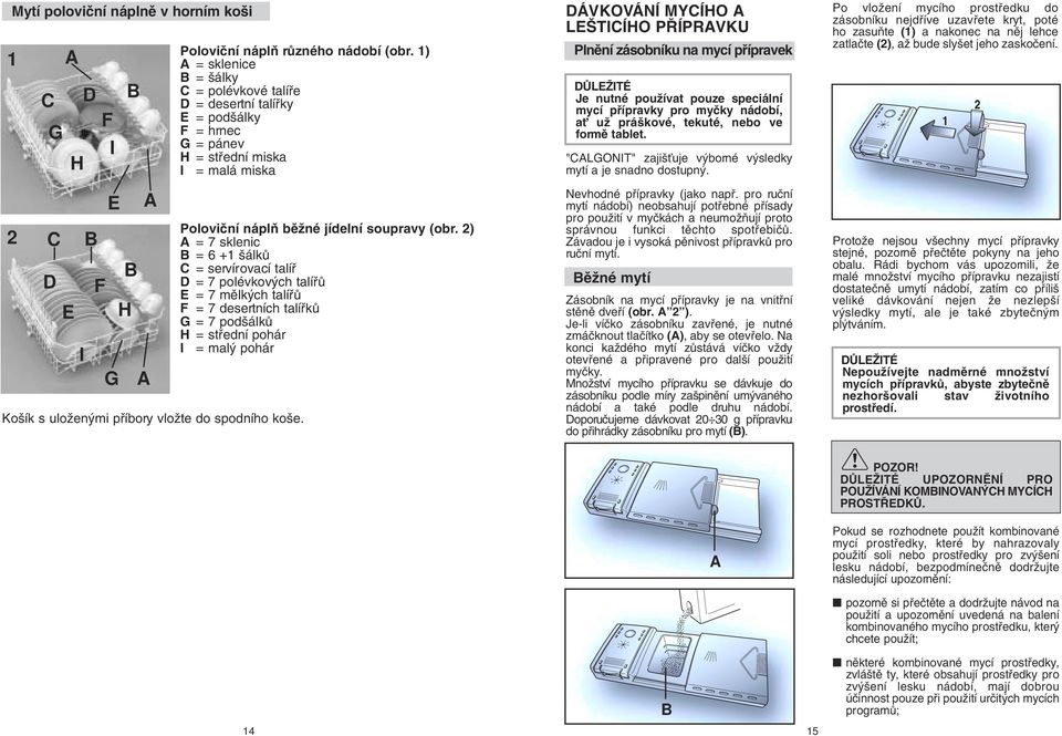 Poloviãní náplà bûïné jídelní soupravy (obr.