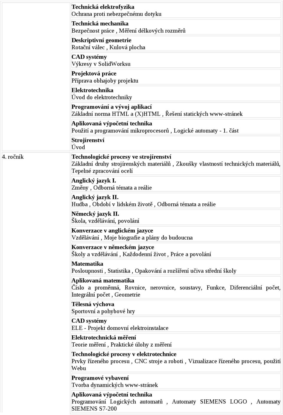 výpočetní technika Použití a programování mikroprocesorů, Logické automaty - 1. část Strojírenství Úvod 4.