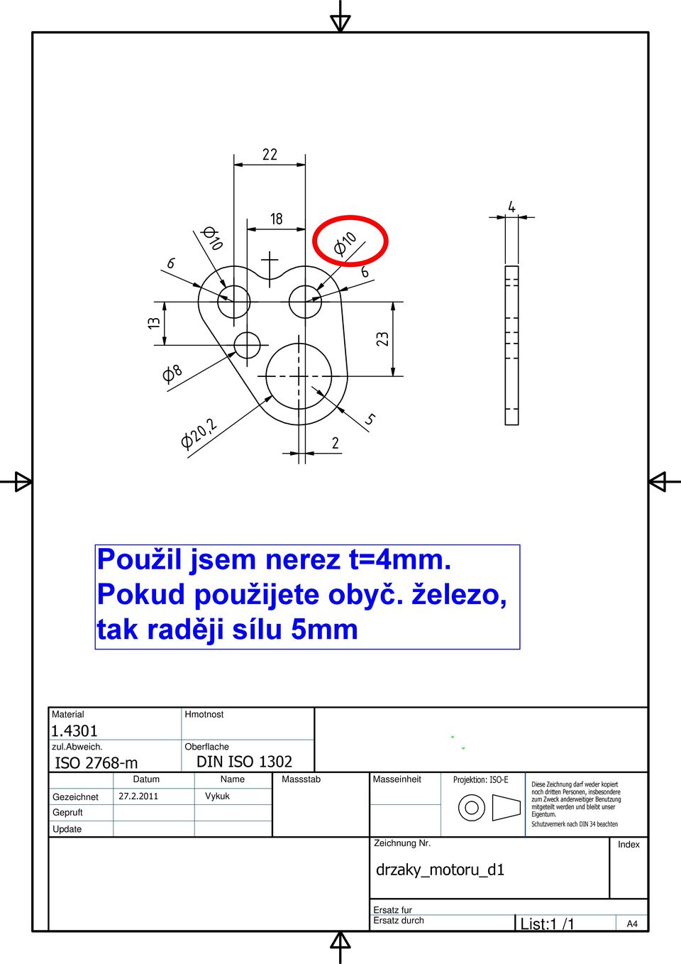 4301 ISO 768-m DIN ISO