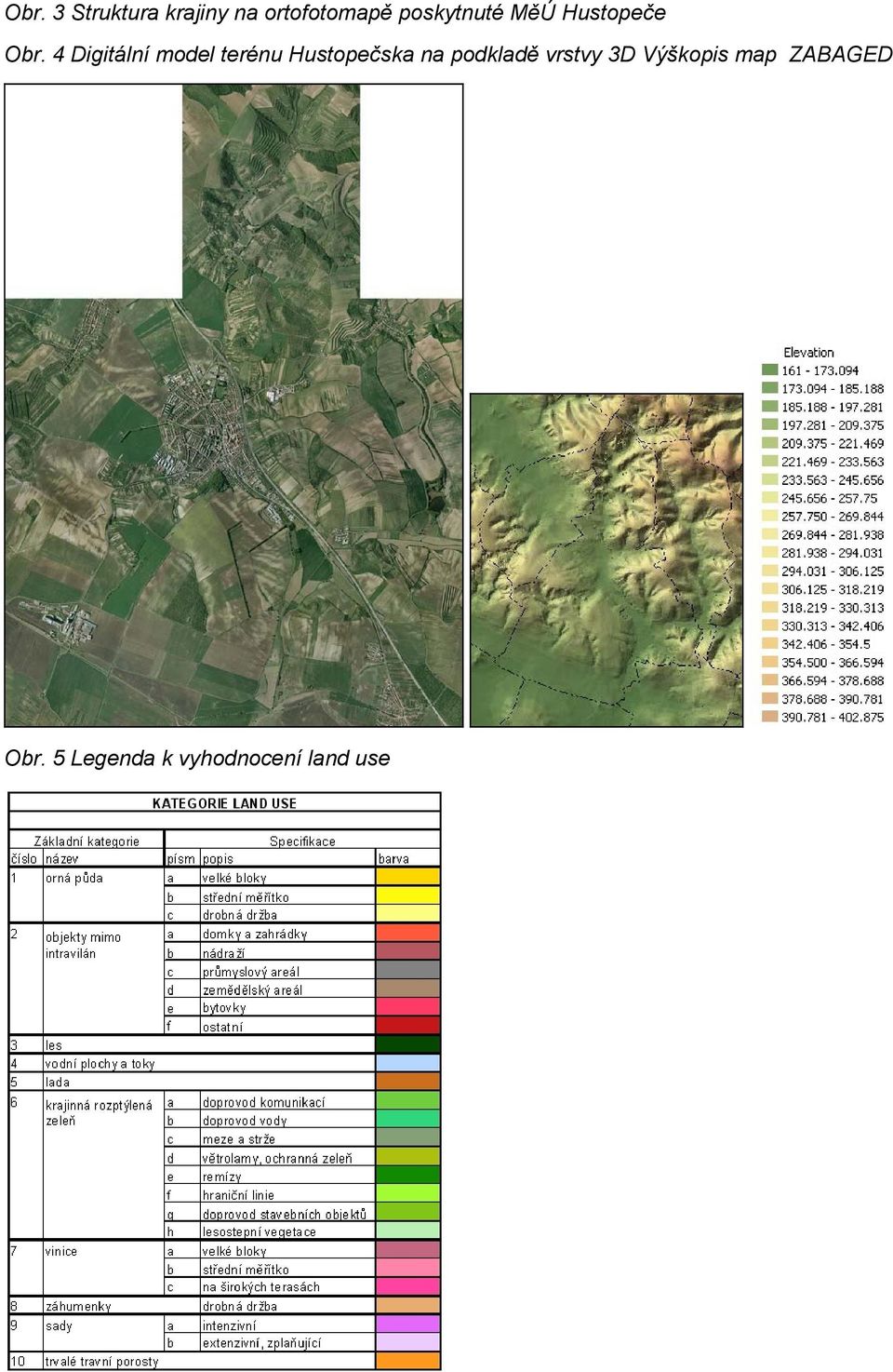 4 Digitální model terénu Hustopečska na