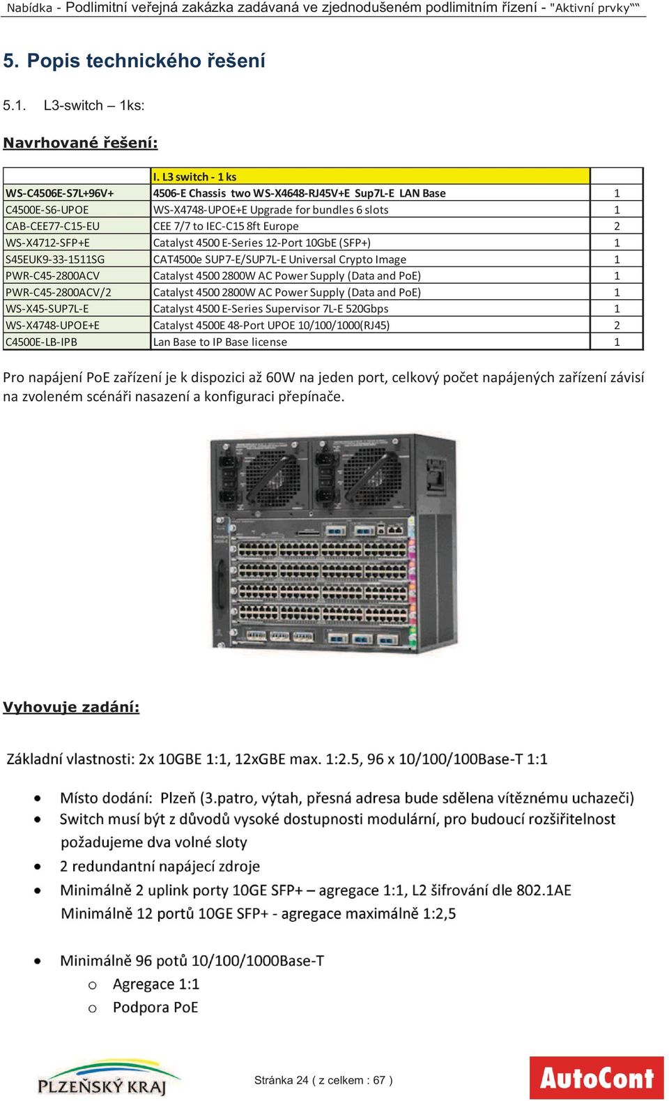 Catalyst4500ESeries12Port10GbE(SFP+) 1 S45EUK9331511SG CAT4500eSUP7E/SUP7LEUniversalCryptoImage 1 PWRC452800ACV Catalyst45002800WACPowerSupply(DataandPoE) 1 PWRC452800ACV/2