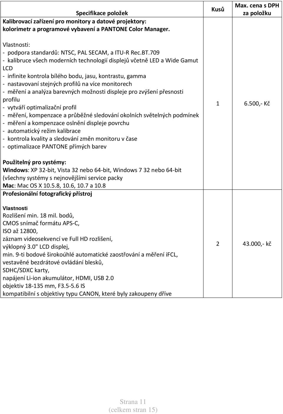 analýza barevných možnosti displeje pro zvýšení přesnosti profilu - vytváří optimalizační profil - měření, kompenzace a průběžné sledování okolních světelných podmínek - měření a kompenzace oslnění