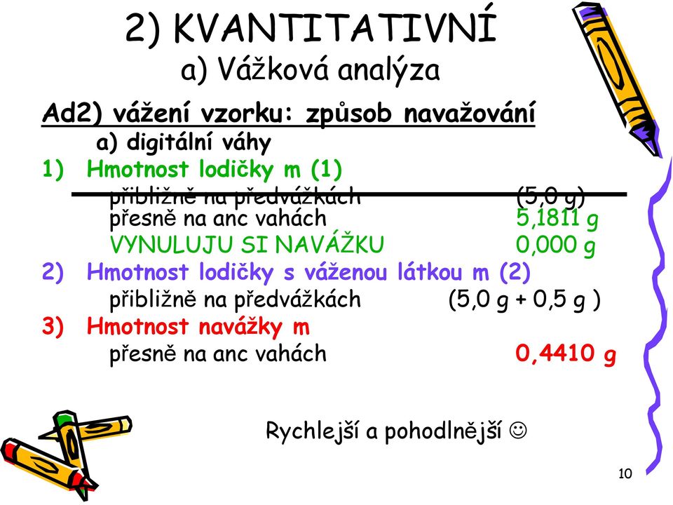 NAVÁŽKU 0,000 g 2) Hmotnost lodičky s váženou látkou m (2) přibližně na předvážkách (5,0