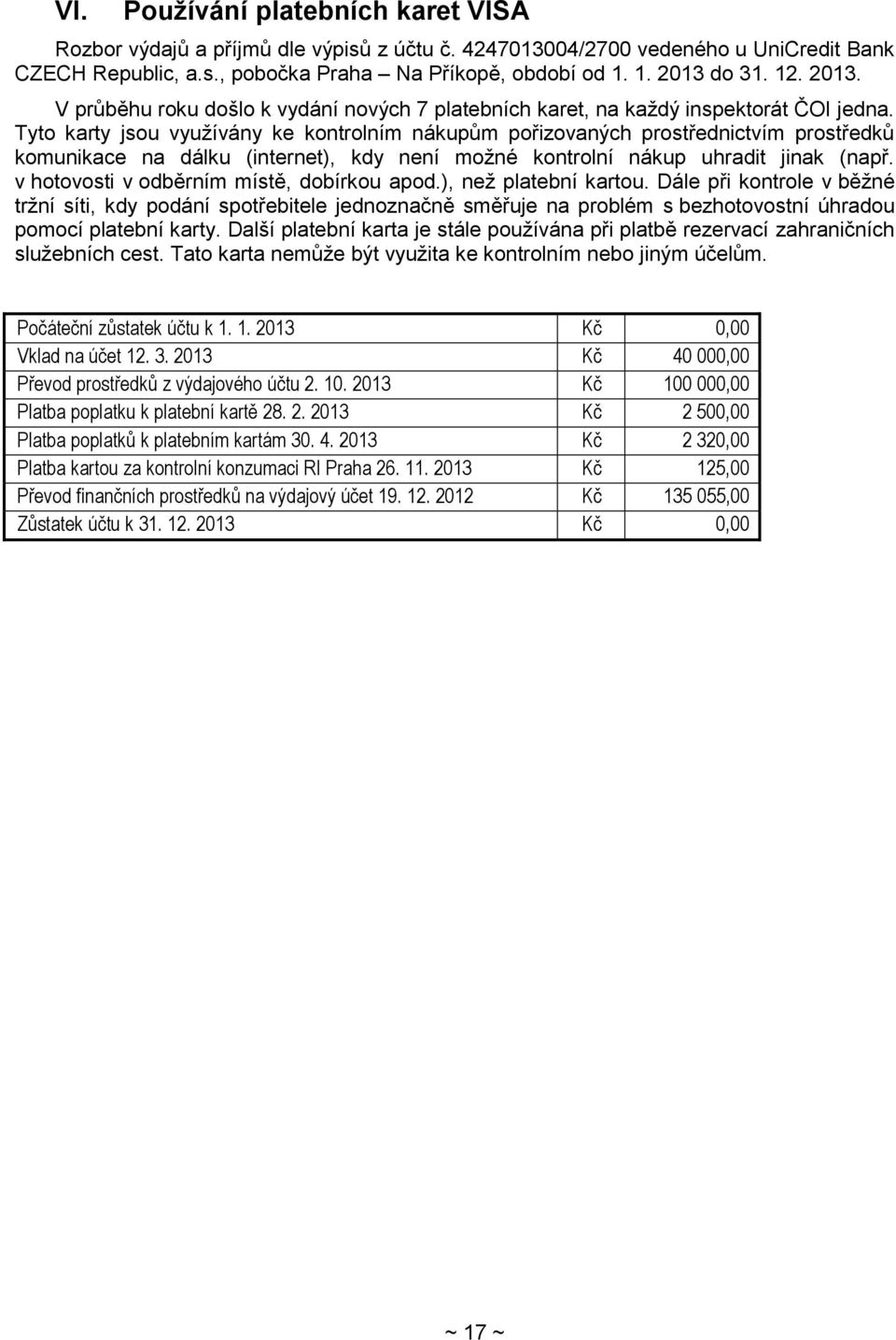 Tyto karty jsou využívány ke kontrolním nákupům pořizovaných prostřednictvím prostředků komunikace na dálku (internet), kdy není možné kontrolní nákup uhradit jinak (např.