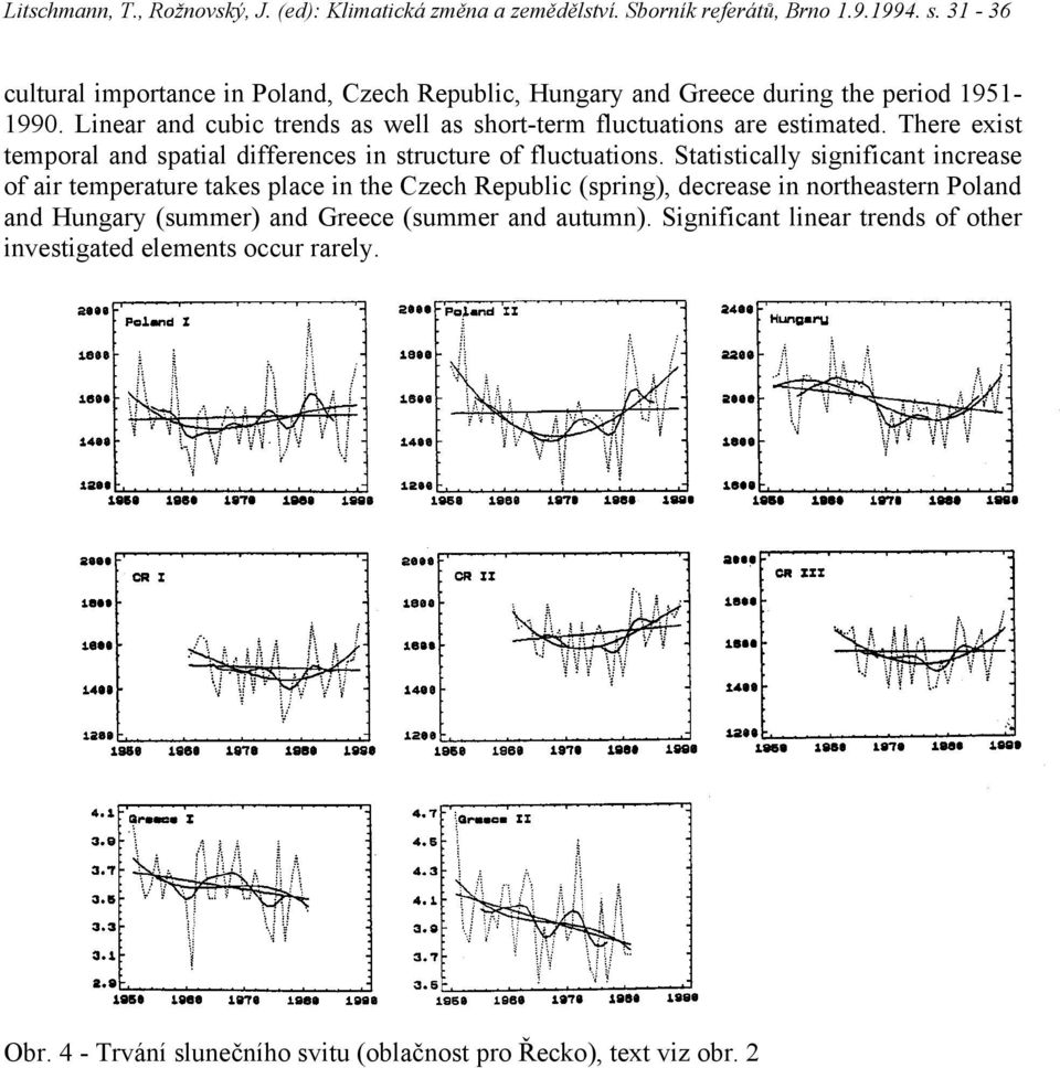 There exist temporal and spatial differences in structure of fluctuations.