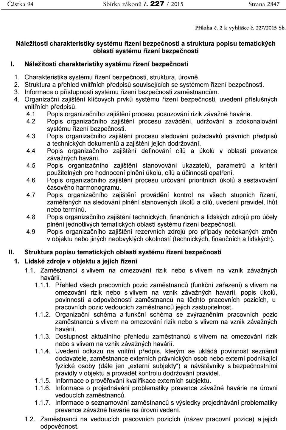 227 / 2015 Strana 2847